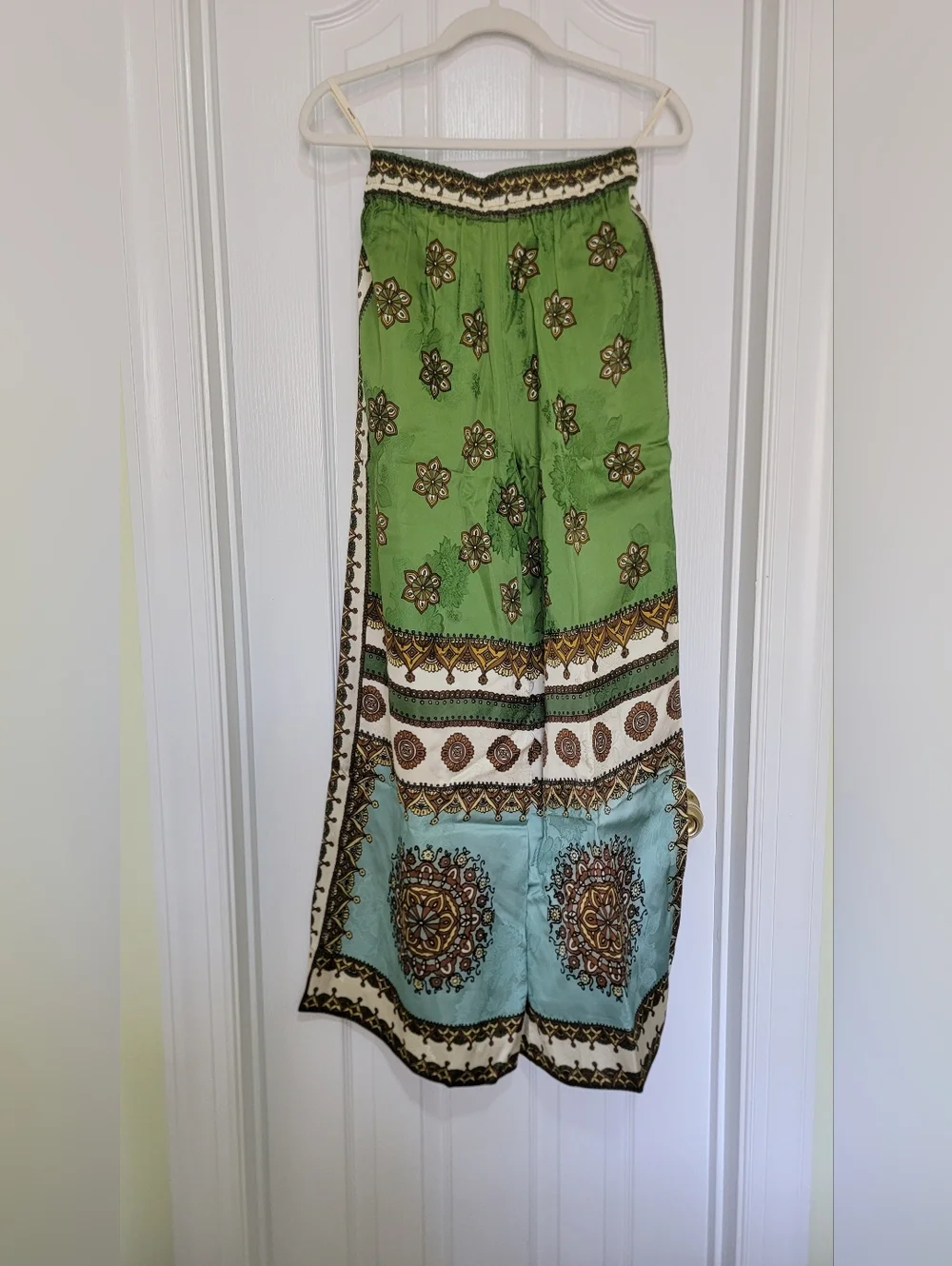 ALÉMAIS Contina Wide-Leg Jacquard Pants - Picture 5 of 7